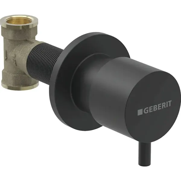 Geberit Ankastre Stop Valf, Mat Siyah