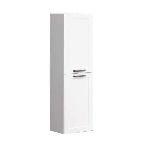Orka Su 100 cm  Mat Beyaz  Banyo Dolabı