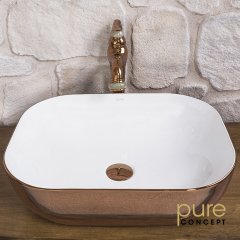 Pure CW-280 Çanak Lavabo 48 cm Bakır-Beyaz