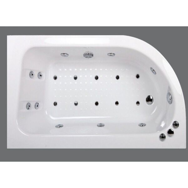 Shower Anteres Oturmalı Asimetrik Küvet (Sol)