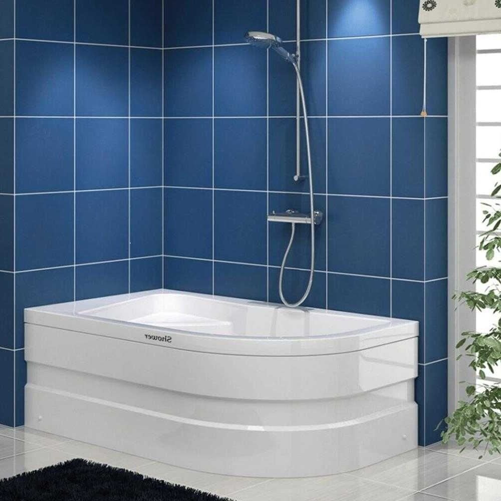 Shower Anteres Oturmalı Asimetrik Küvet (Sol)