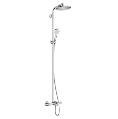Hansgrohe Crometta E D240 Termostatik Bataryalı Duş Seti
