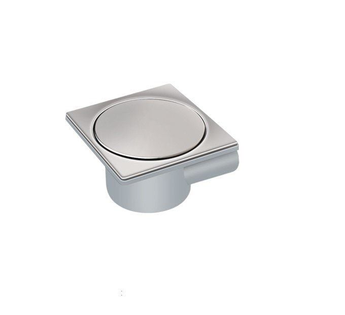 Mesa 12x12 Plastik Taslı Paslanmaz Izgaralı Basçık Yer Sifonu