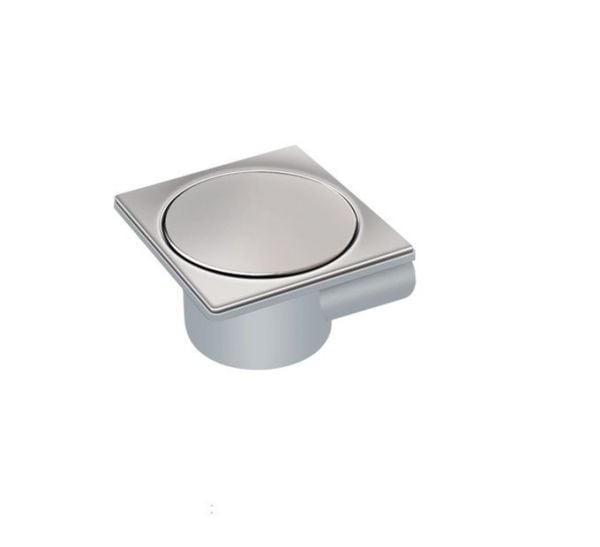 Mesa 12x12 Plastik Taslı Paslanmaz Izgaralı Basçık Yer Sifonu