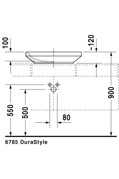 Duravit DuraStyle Çanak Lavabo 60 cm