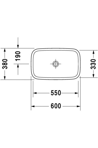 Duravit DuraStyle Çanak Lavabo 60 cm