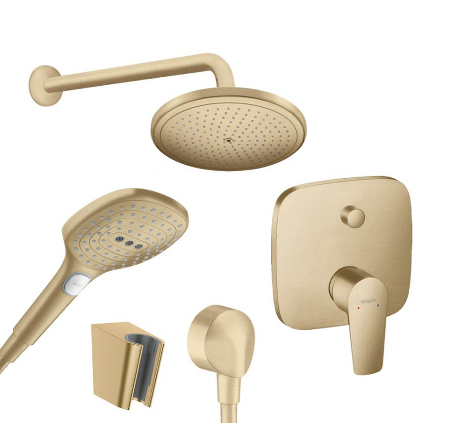 Hansgrohe Talis E Mat Bronz  Ankastre Duş Seti