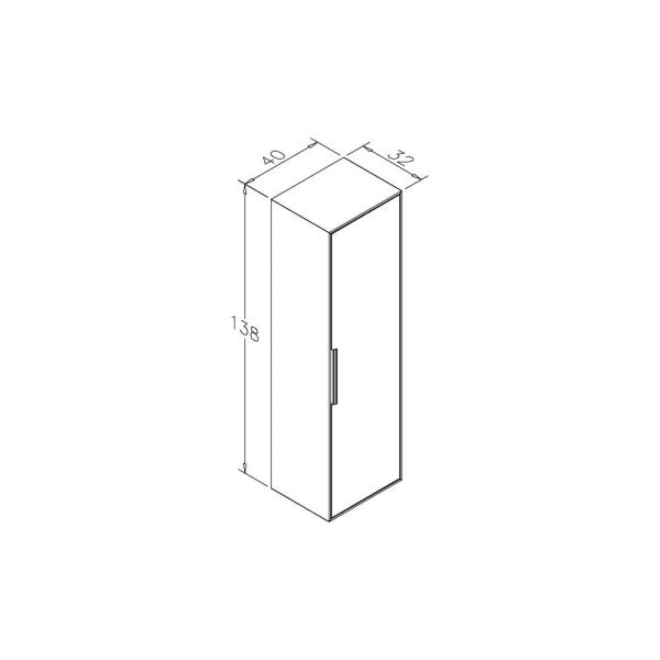 Orka Patara 80 cm  Legnano  Banyo Dolabı