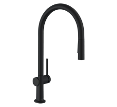 Hansgrohe Talis M54 Sıyah Eviye Bataryası