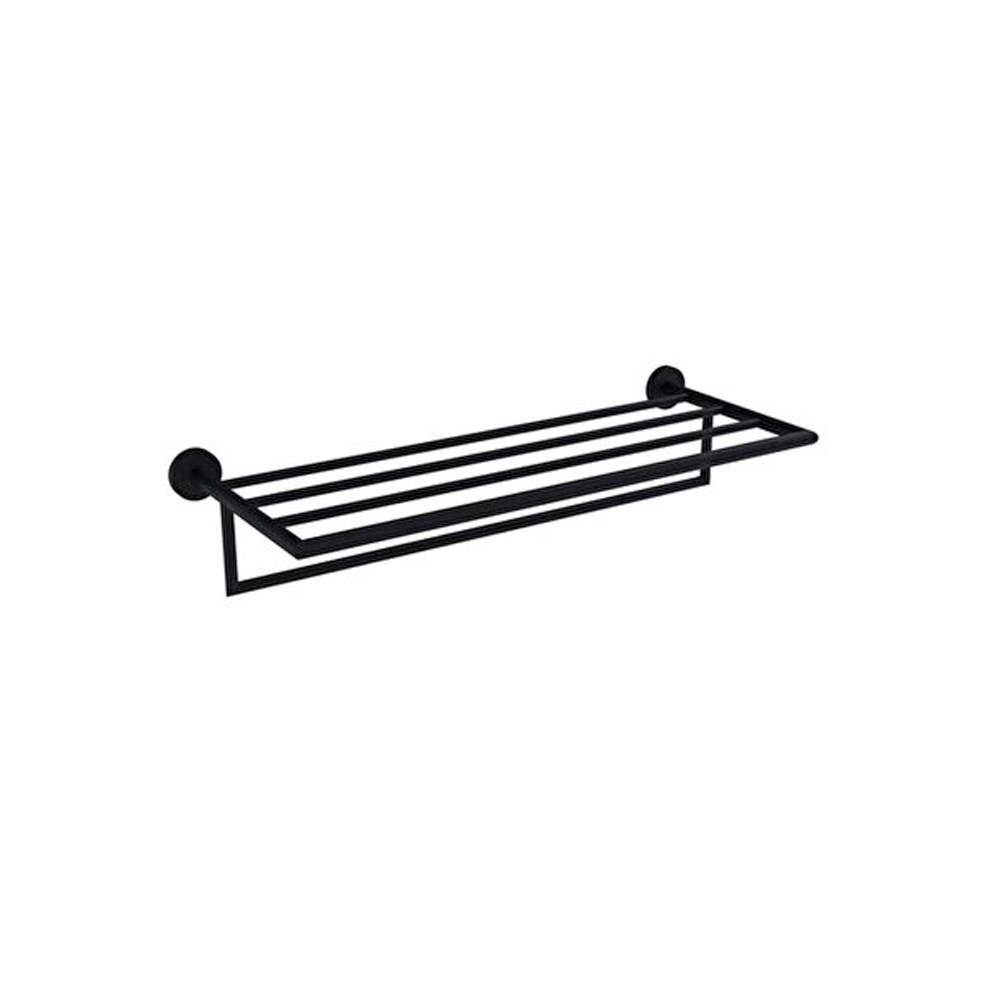 BOCCHİ Piave Havlu Raflı 60 cm Mat Siyah