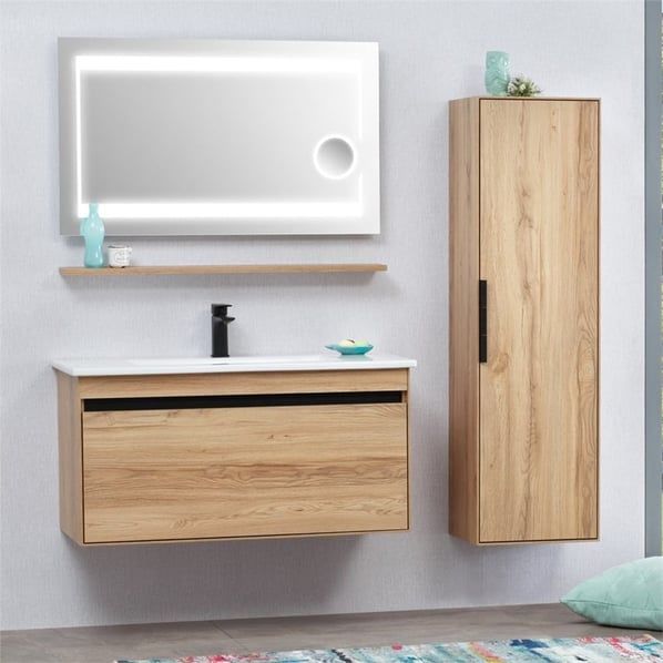 Orka Patara 100 cm  Legnano  Banyo Dolabı