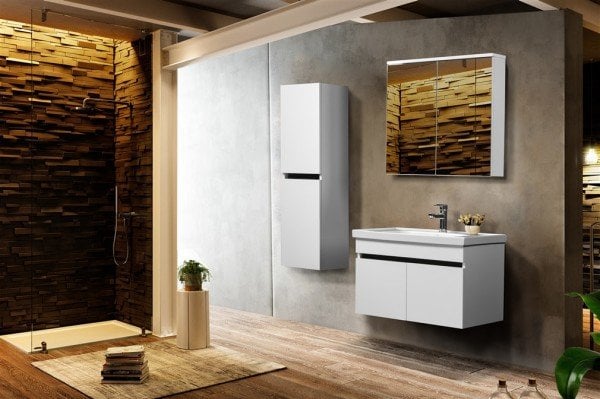 Bagnora Perge 80 cm Mdf Banyo Dolabı