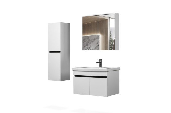 Bagnora Perge 80 cm Mdf Banyo Dolabı