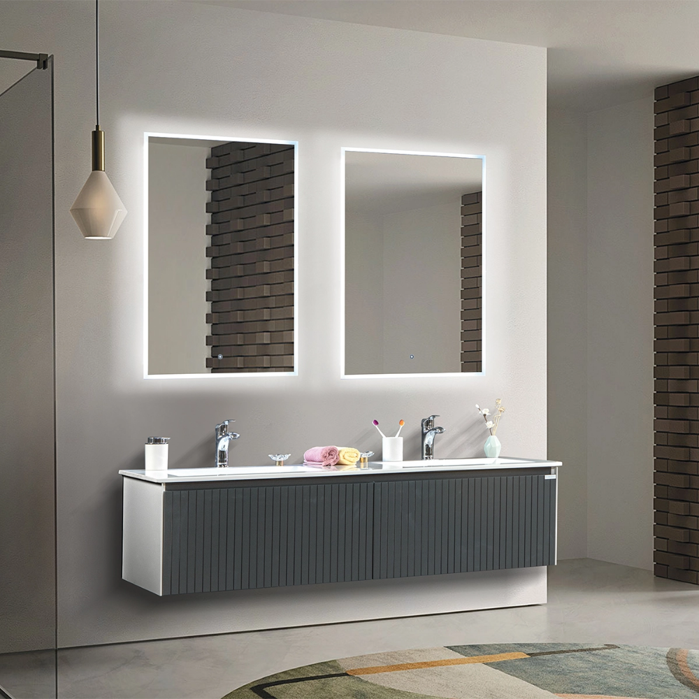 Bagnora Grate Antrasit 160 cm Banyo Dolabı