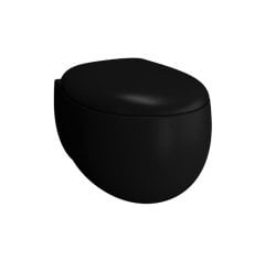 Vitra Memoria Rim-Ex Mat Siyah Asma Klozet