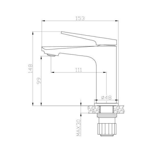 NEWARC Next Siyah Çanak Tipi Lavabo Bataryası