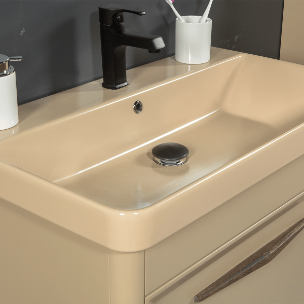 Bagnora Foresta Cappucino 80 cm Banyo Dolabı