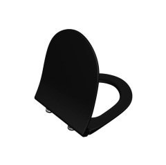 Vitra Sento İnce Mat Siyah Yavaş Kapanır Klozet Kapağı