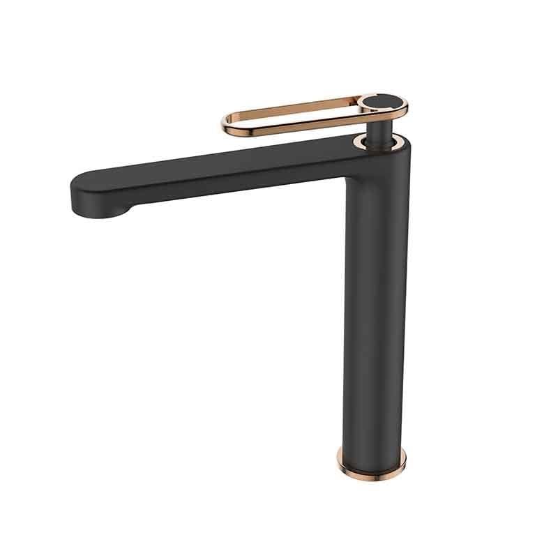 NEWARC Zeta Siyah Çanak Tipi Lavabo Bataryası