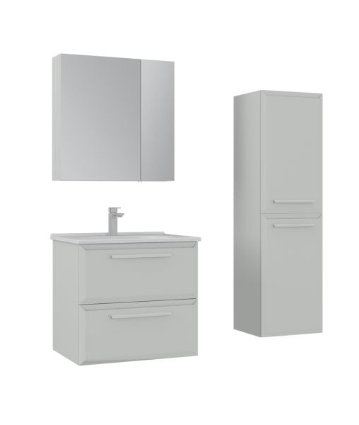 Orka Nuvola 65 cm Parlak Kaşmir Banyo Dolabı