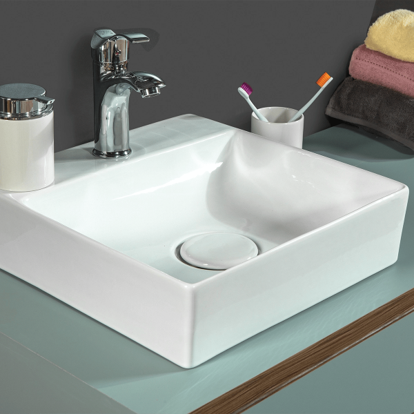 Bagnora Sharp Nil Yeşili 100 cm Mdf Banyo Dolabı