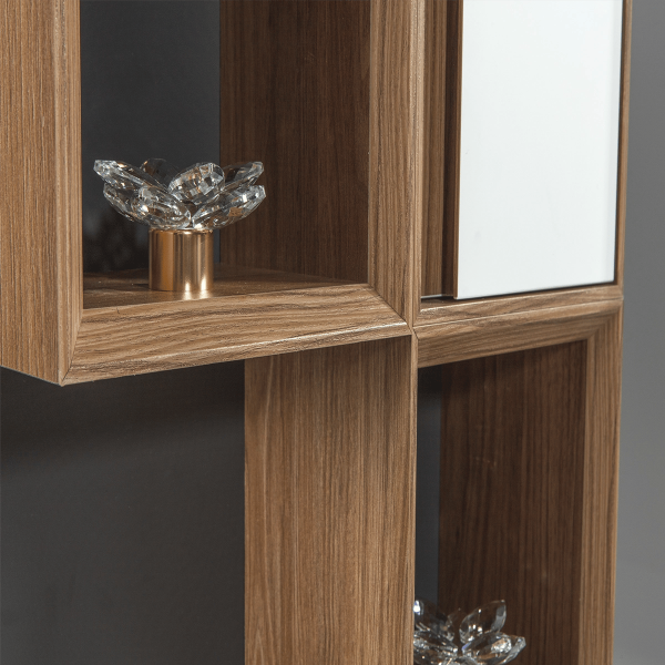 Bagnora Sharp Stone Gri 120 cm Mdf Banyo Dolabı