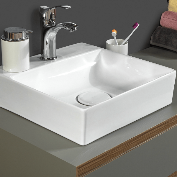 Bagnora Sharp Stone Gri 120 cm Mdf Banyo Dolabı