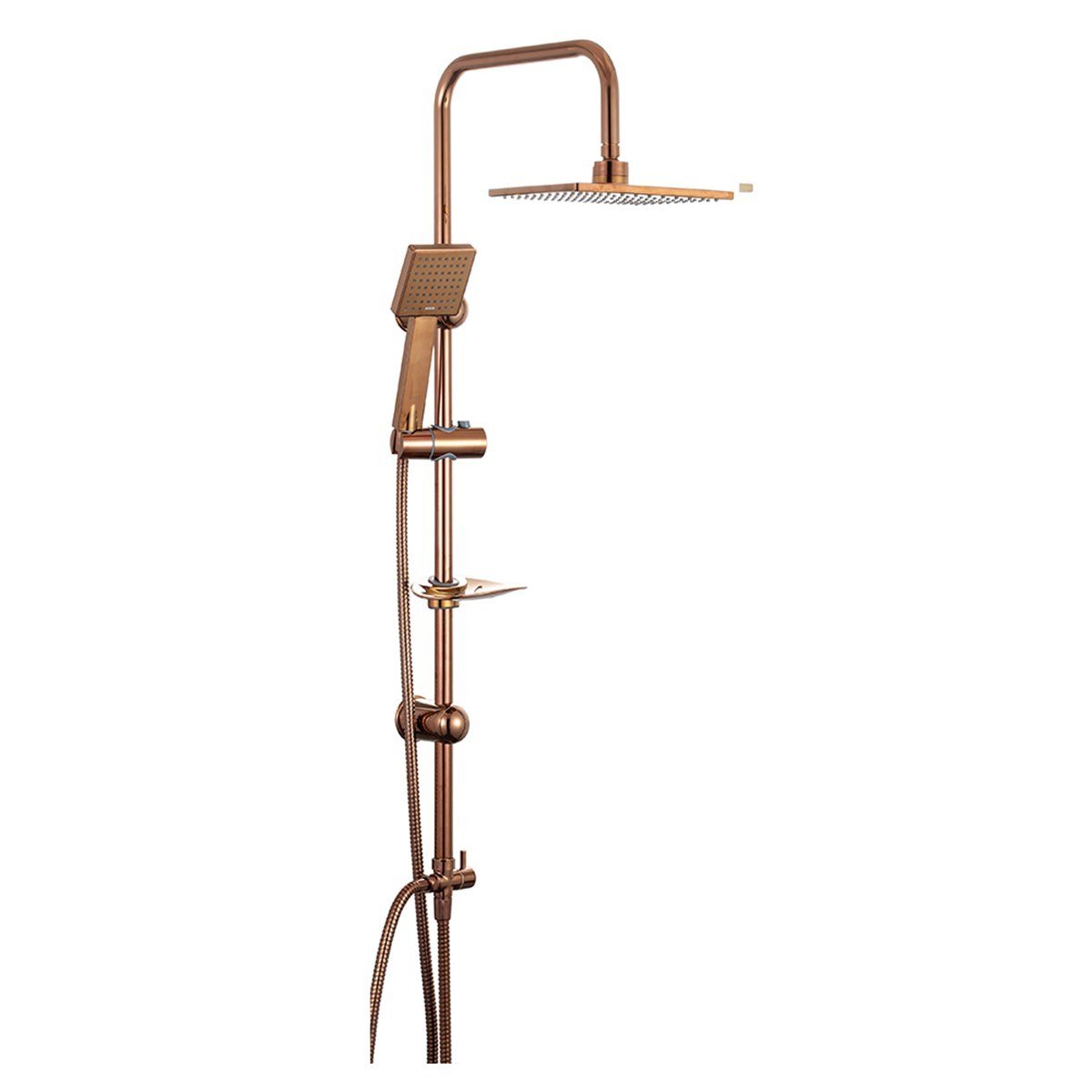 NEWARC Aqua Duş Ünitesi Parlak Bakır