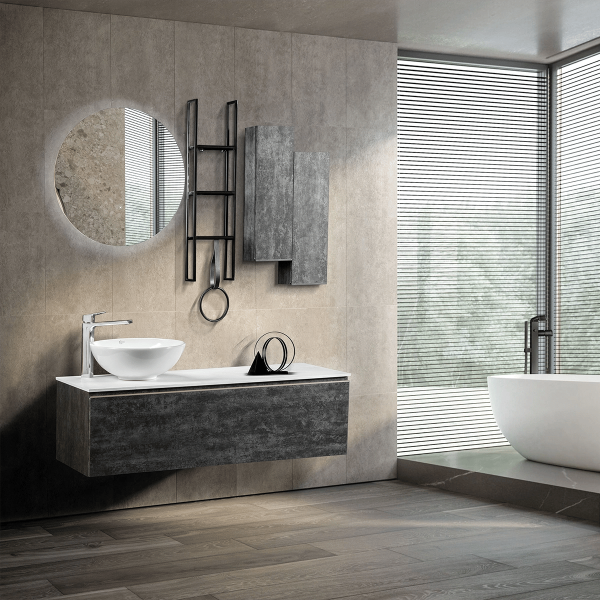 Bagnora Padova 100 cm Mdf Banyo Dolabı