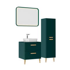 Creavit Patara 60 cm Banyo Dolabı Mat Yeşil