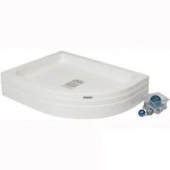 Waterway DEEP Yarı Oval Duş Teknesi - 100x80 h:21