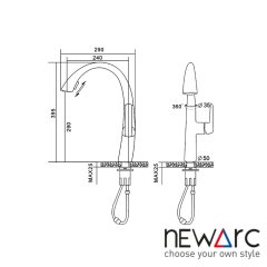 NEWARC Energy Spiralli Evye Bataryası Bej