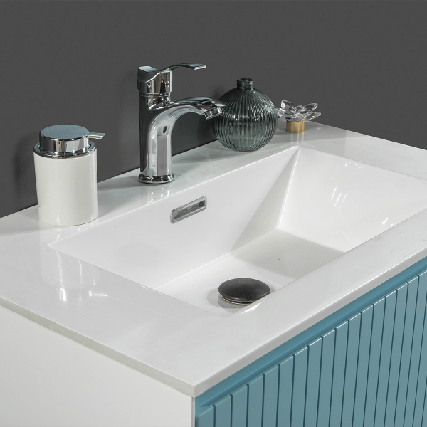 Bagnora Allegro 80 cm Mdf Banyo Dolabı İce Blue