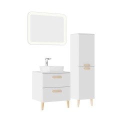 Creavit Patara 60 cm Banyo Dolabı Mat Beyaz