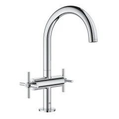Grohe Atrio Tek delikli lavabo bataryası 1/2″ L-Boyut Krom