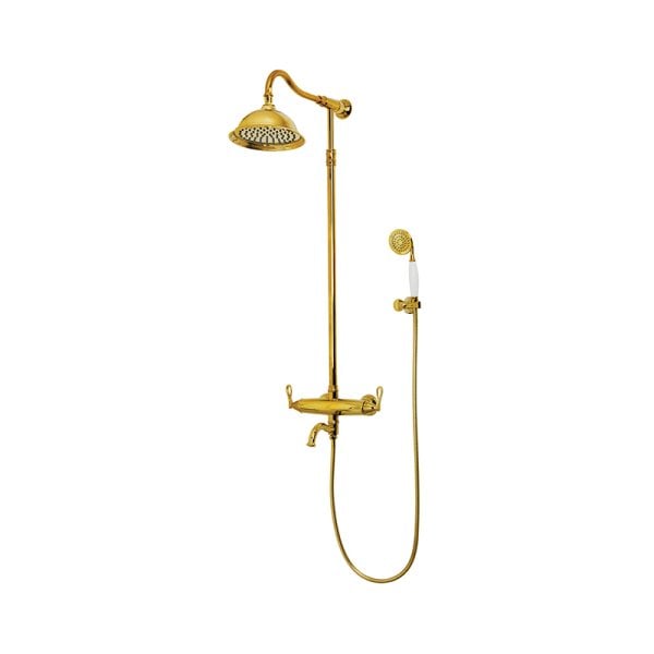 NEWARC Golden Bataryalı Duş Ünitesi Altın