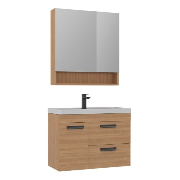 Orka Nova 80 cm Morgana Kiraz Banyo Dolabı