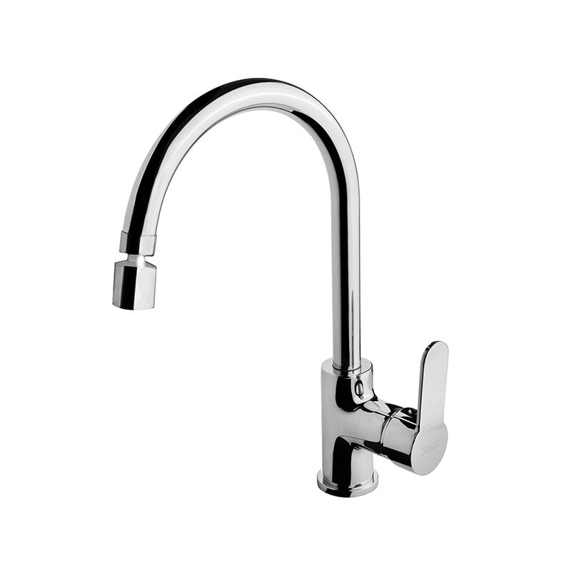 NEWARC Domino Döner Perlatörlü Evye Bataryası Krom