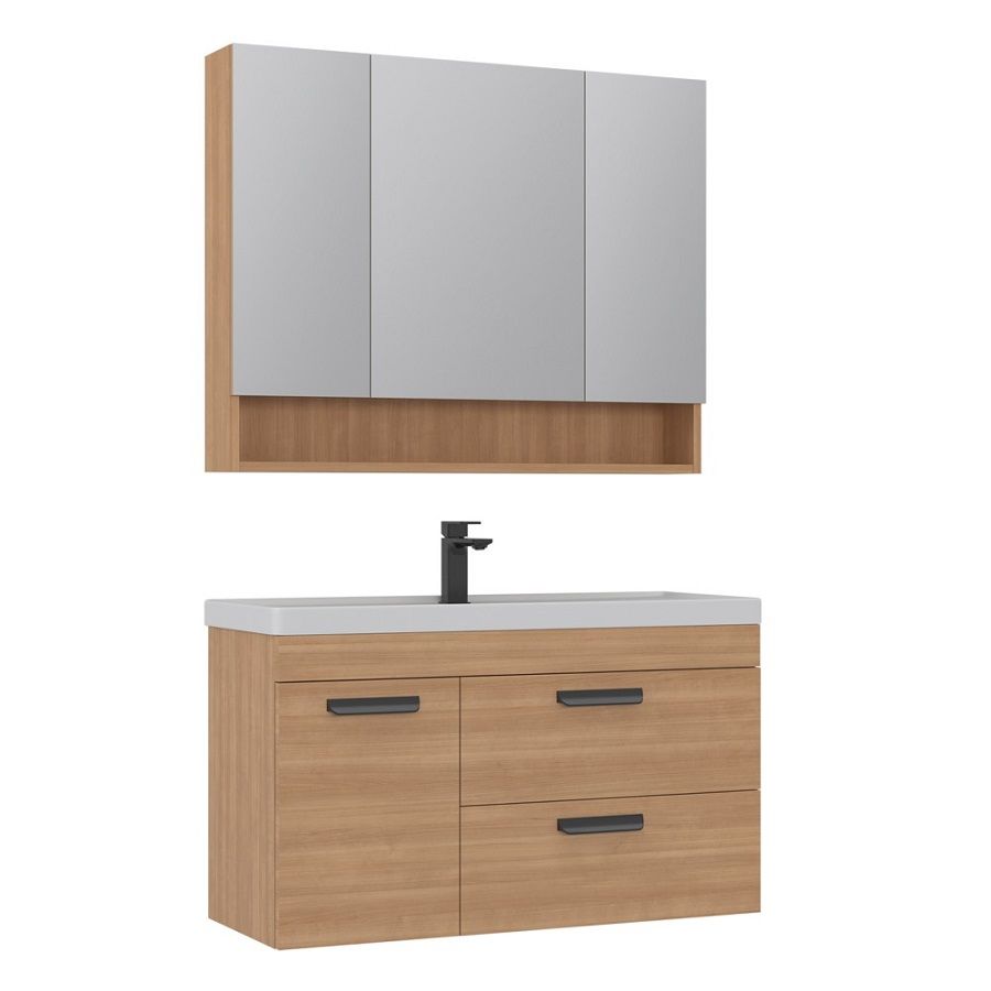 Orka Nova 100 cm Morgana Kiraz Banyo Dolabı boy dolabı istemiyorum