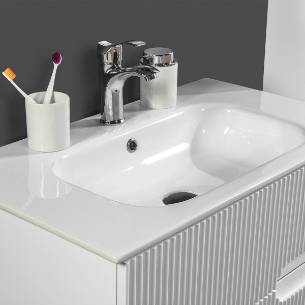 Bagnora Allegro 100 cm Mdf Banyo Dolabı Beyaz