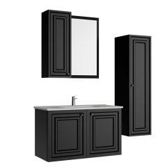 Creavit Kayra 100 cm Banyo Dolabı Mat Antrasit