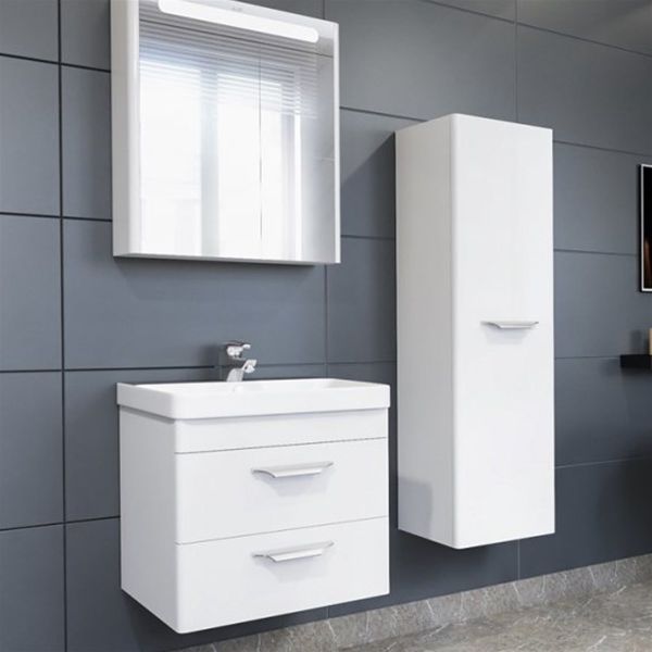 Aquanil Maria 60 cm  Banyo Dolabı Beyaz