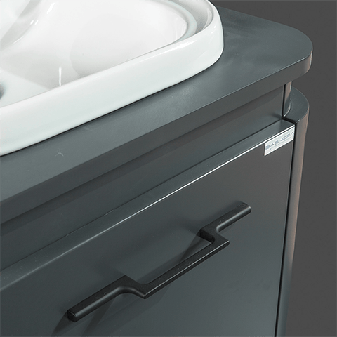 Bagnora Ciero Antrasit 56 cm Mdf Banyo Dolabı
