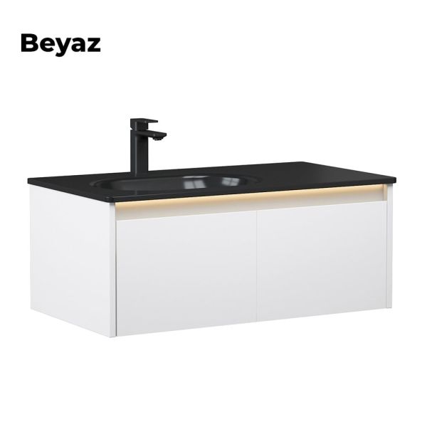 Orka Lisbon 90 cm Mat Beyaz Banyo Dolabı boy dolabı istemiyorum