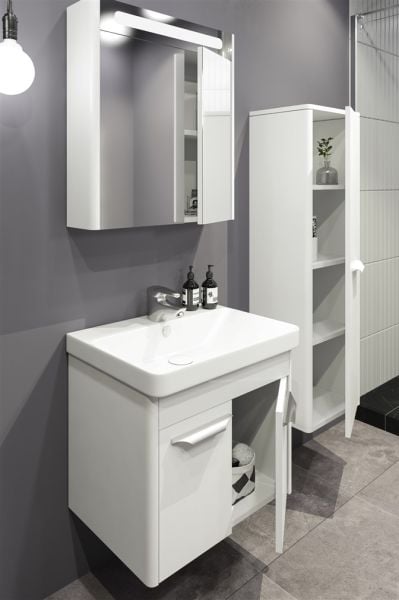 Aquanil Mauna 60 cm  Banyo Dolabı Beyaz