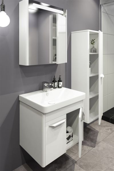 Aquanil Mauna 60 cm  Banyo Dolabı Beyaz