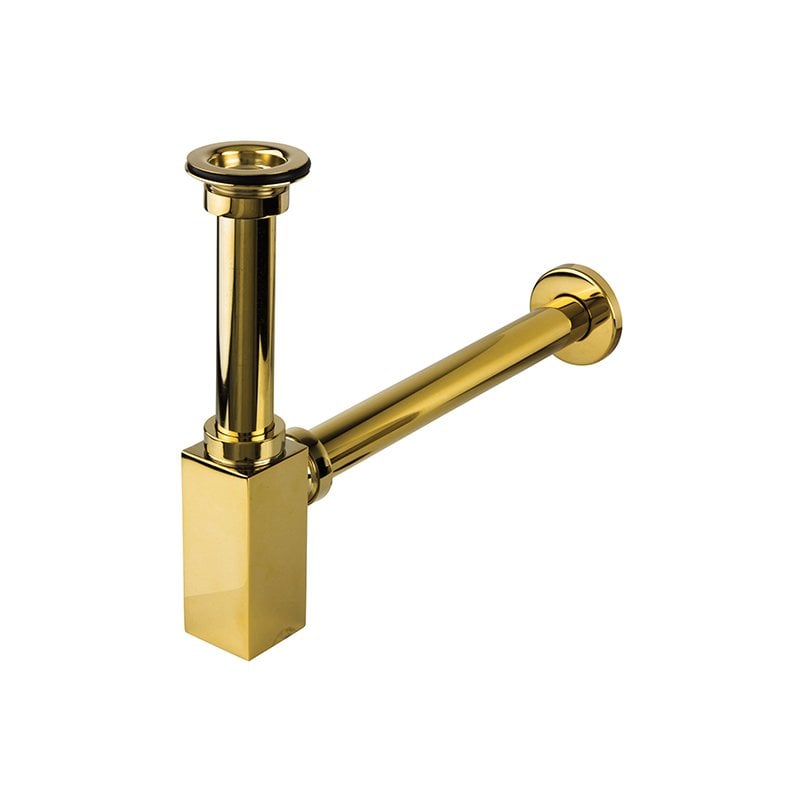 NEWARC Corner Lavabo Sifonu (Altın-Süzgeçli)