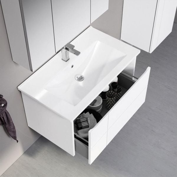 Orka Likya 100 cm Mat Beyaz Banyo Dolabı boy dolabı istiyorum