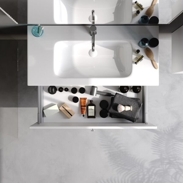Smart Nova 100 cm Mat Beyaz Banyo Dolabı