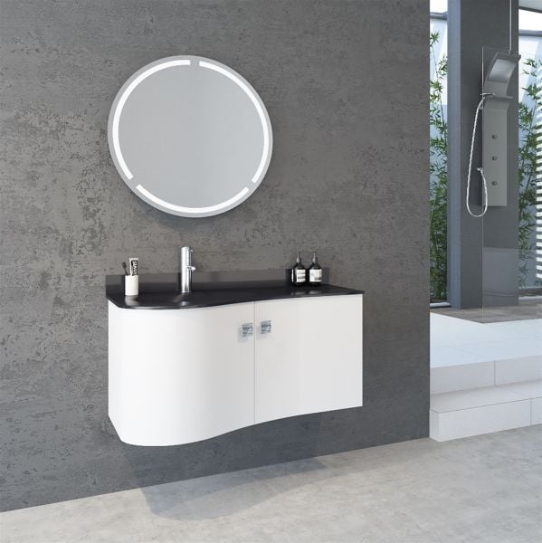 Aquanil Verso 100 cm Beyaz Banyo Dolabı